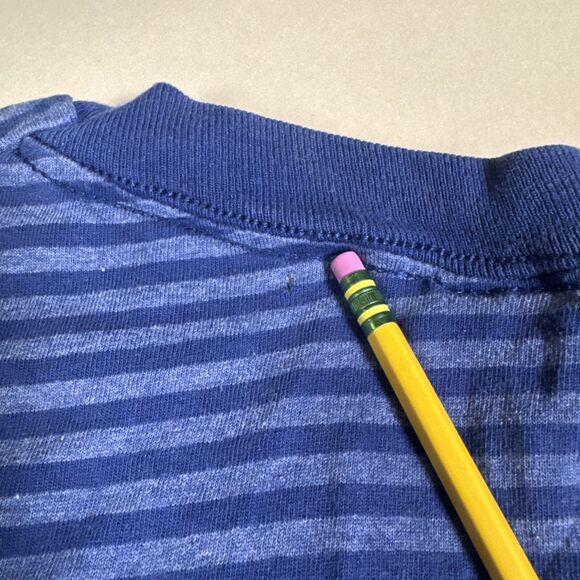 Vintage 90s Fruit of the Loom Striped Tee XXL Grunge USA Single Stitch - Picture 11 of 11